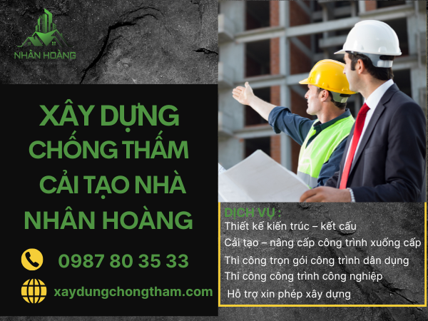 CÔNG TY TNHH THIẾT KẾ XÂY DƯNG NHÂN HOÀNG